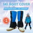 thumbnail image 5 of Adjustable Leg Gaiters, Waterproof Hiking Gaiters, Boot Gaiters Snow, 5 of 9