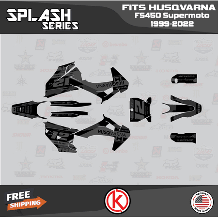 Kalair GFX Graphics Kit for Husqvarna FS450 SUPERMOTO (2019-2022) Splash Series Kalair GFX Graphics Kit for Husqvarna FS450 SUPERMOTO (2019-2022) Splash Series