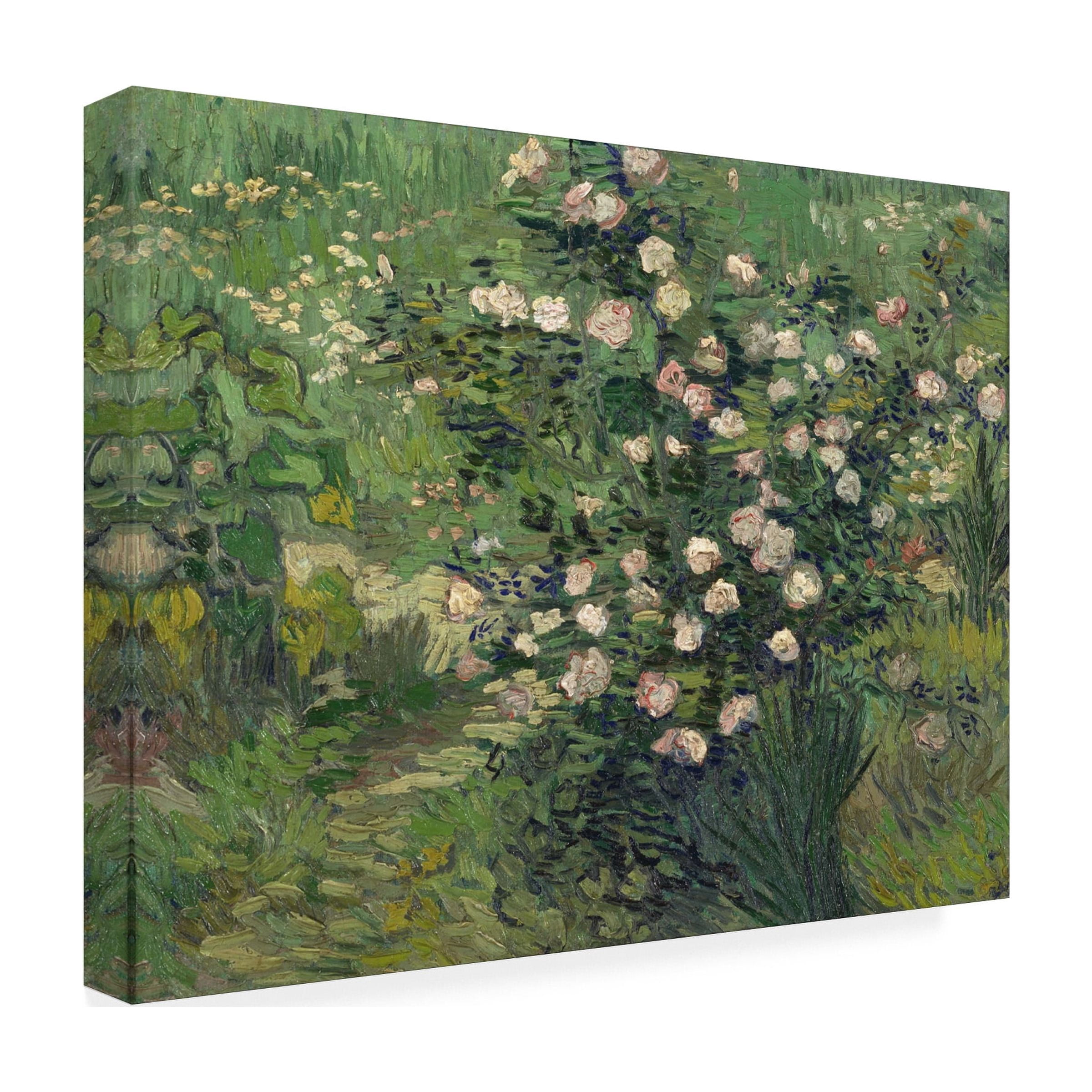 Van Gogh 'Roses' Canvas Art
