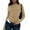 06# Coffee, variant on Thredzr White Long Sleeve Shirt Women Basic Roundneck Casual Y2k Shirts Knitted Loose Big Size Comfort Solid Color Blouse 06# Navy XS