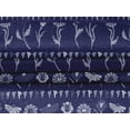 thumbnail image 5 of oneOone Velvet Dark Blue Fabric Block Craft Projects Decor Fabric Printed By The Yard 58 Inch Wide-8E, 5 of 5