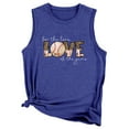 thumbnail image 2 of SMihono Hauts pour Femmes Débardeur Mode Femme Décontracté Col Rond Imprimé Lettre Manches Courtes T-Shirt Blouse Hauts Débardeurs pour Femmes Hauts d'Été pour Femmes, 2 of 3