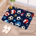 thumbnail image 5 of Football Polyester Non-Slip Game Mat Area Rug Floor Carpet Machine Washable, 5 of 6