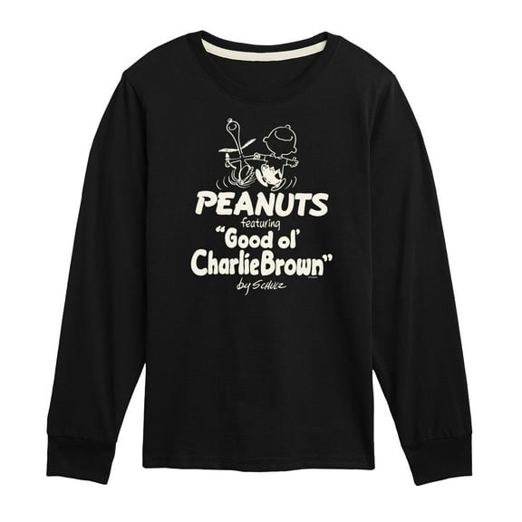 Peanuts - Good ol' Charlie Brown - Toddler & Youth Long Sleeve Graphic T-Shirt