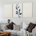 thumbnail image 2 of Framed 3 Piece Blue Eucalyptus Print Sets Wall Art Blue Wall Art Prints Botanical Print Modern Minimalist Artwork Wall Art Picture For Living Room Home Bedroom Gift Idea3 12*16inch*3pcs, 2 of 6