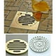 thumbnail image 3 of Desagüe de piso con desodorante autoabsorbente sellado de agua profunda Desagüe de ducha cuadrado de latón Desagüe de piso antiolor para baño de gran calibre, 10 x 10 cm Sailing Electrónica, 3 of 5