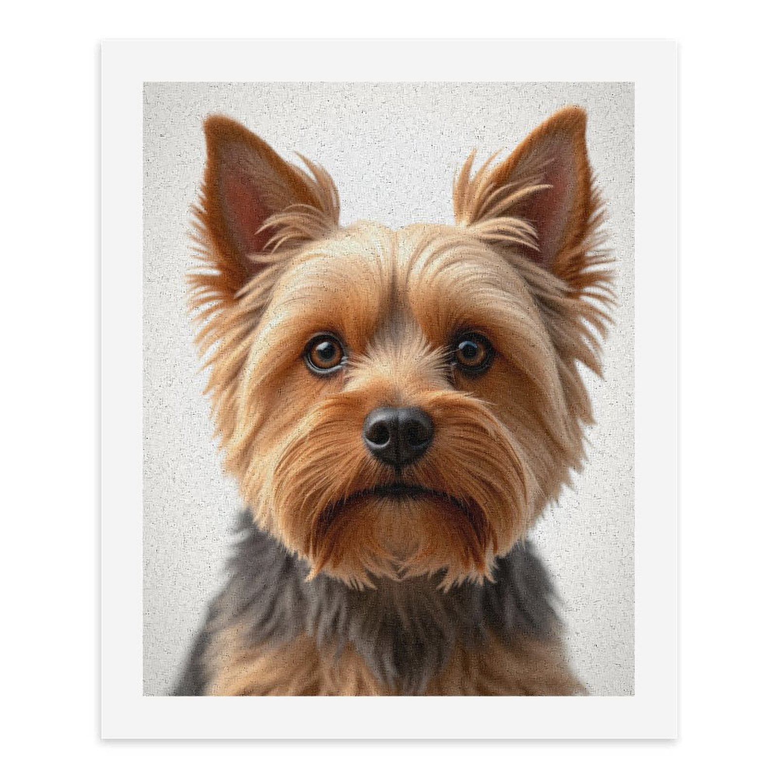 Paint By Numbers Kit for Adults Beginner - DIY Yorkshire Terrier Portrait Canvas Painting Kits for Adults, Frameless Paint By Number for Adults for Home Wall Decor 16x20 Inch