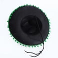 thumbnail image 7 of Hsqqdc Mexican Sombrero Hat with Pom Pom Edging, Felt Wide Brim Matador Hat for Party,Daily Use, 7 of 7