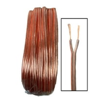 IMC Audio 50 Feet 18 Gauge Clear Jacket 2 Conductor Speaker Wire Audio Cable