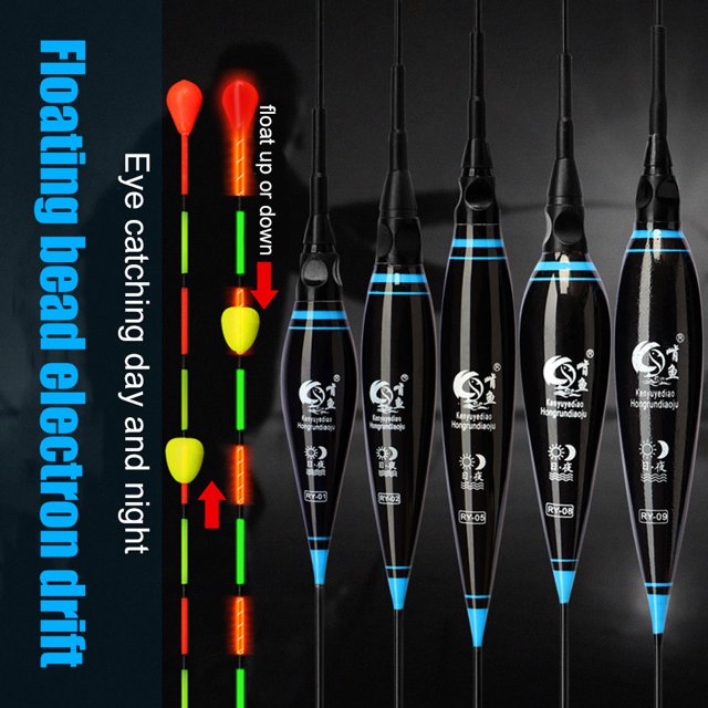Flotador eléctrico Luz nocturna Luminoso Nano Bobber Carp Aparejos de pesca (RT-05) Ndcxsfigh Nuevos Originales
