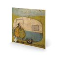 thumbnail image 1 of Sam Toft Feels Like Home II Plaque Carrée en Bois, 1 of 2