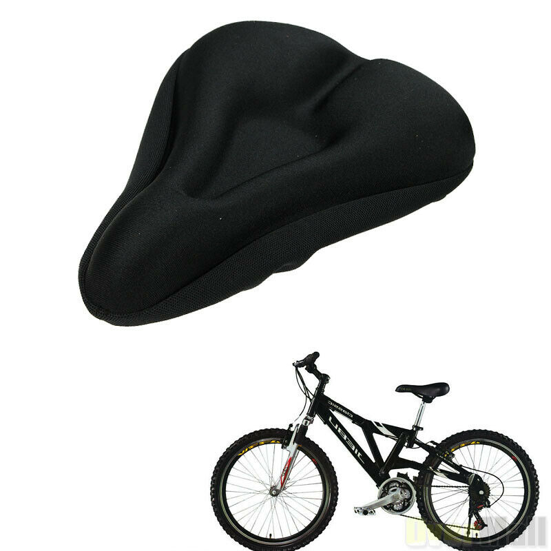 Karetto Bicycle Gel Saddle Cover//Bike Seat Cover with Drawstring Comfort Soft Silicone Bike Seat Cushion Pad for Mountain Road Bike Outdoor Cycling Ride Race
