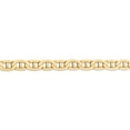 thumbnail image 3 of Real 14kt Yellow Gold 7mm Concave Anchor Chain; 20 inch; Lobster Clasp; for Adults and Teens; for Women and Men, 3 of 5