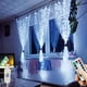 thumbnail image 2 of Christmas Decoration Curtain LED String Lights with Remote Control Xmas Tree Decor Holiday Wedding Fairy Garland Light for Home, 2 of 5