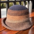 thumbnail image 5 of CoCopeaunts Bucket Hats for Women Thick Wool Cold Proof Keep Warm Winter Roll-up Edge Elegant Round Top Fisherman Hat for Girl, 5 of 8