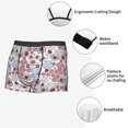 thumbnail image 3 of Yiaed Abstract Floral Print Men's Soft Cotton Boxer Shorts Breathable Boxers Underwear Moisture-Wicking Underwear Stretch Boxer Briefs for Man-XX-Large, 3 of 5