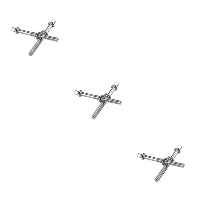 Soidarity 2 Pieces Professional Practical Drum Screws Instrument Drum Metal Lightweight Rods Tension Percussion Key-Screw Wear-resistant Type1 NO1 Soidarity CBP470848