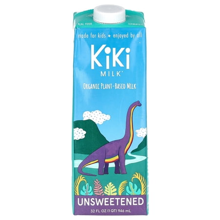 Kiki Milk Organic Plant-Based Milk, Unsweetened , 32 fl oz (946 ml)