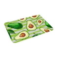 thumbnail image 2 of Fotbe Extra Durable Door Mat - Dirt Trapping Outdoor Welcome Mats - Non-Slip Outdoor Door Mats - Low Profile Front Door Mat - Indoor (16" x 24", Avocado Green Striped ), 2 of 9