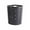 Black, variant on Hauiodp Large Storage Basket, Round Plastic Laundry Baskets, Tall Plastic Clothes Hamper with Cutout Handles, Daily Use Inside or Outside of The Home