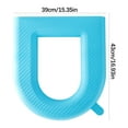 thumbnail image 2 of Waterproof Soft-Pad Toilet Seat Ring, Qiopertar Under $5 Waterproof Soft-Pad Toilet Seat Ring U-Shaped Toilet Ring Toilet Seat Pad, 2 of 2