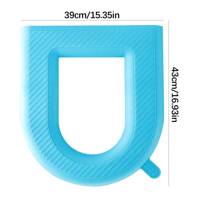 Leodye 1PCS U-Shaped Waterproof Toilet Seat Pad - Basic Bathroom Cover