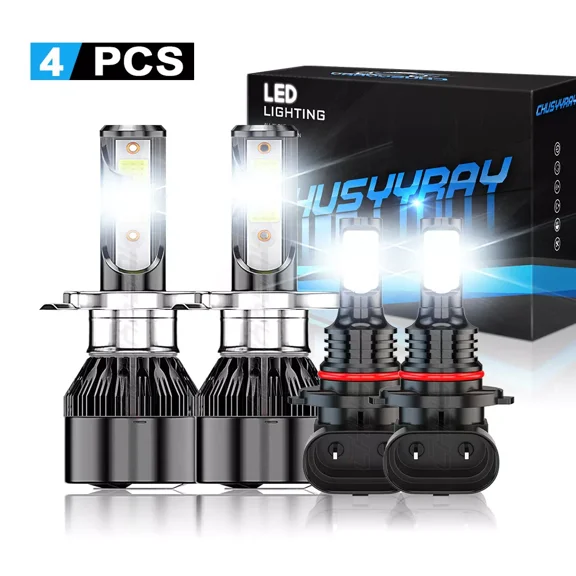 H4 LED Headlight Bulbs 9145 Fog Lamps Compatible for Toyota RAV4 2001 2002 2003 2004 2005