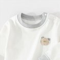thumbnail image 6 of masbird Boys Girls Cotton Pajamas 2Pieces Set Long Sleeve Toddler Kids Clothes Fall Winter Sleepwears for 6-12 Months 12-24 Months 2 3 4 5 6 7 8 9 T Children(Grey,2-3 Y), 6 of 6