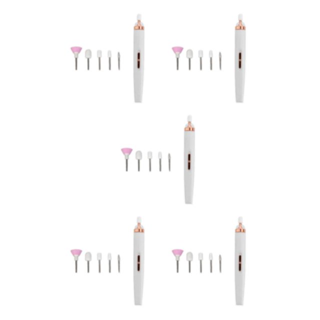 Soidarity Máquina de perforación de uñas Pulidora removedora de bajo ruido de alta velocidad Mini lima de uñas portátil Equipo de pluma de Type2 NO2