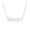 Silver, variant on YYKihy Babygirl English Alphabet Necklace Fashion Wild Clavicle Chain