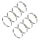 thumbnail image 1 of Uxcell 8 Pcs Abrazaderas de Manguera, 2.8-3.7 Pulgadas Abrazadera de Manguera Ajustable de Acero Inoxidable 304 para Fontanería Automotriz, Abrazaderas de Tubería de Línea de Combustible, Plateado, 1 of 7