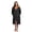 Black/Orange, variant on Adoretex Unisex Waterproof Swim Parka, Quick-dry Warm Coat Water Sports Jacket for Adults & Kids-PK005-Navy/Yellow-AS