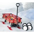 thumbnail image 4 of Millside Convertible Sleigh wood Wagon, 4 of 6