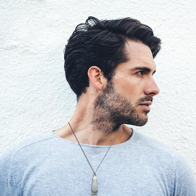 WEUVEB Collar Colgante Masculino Con De Barbería Y Acabado Delicado En Metal Color Para Uso Diario