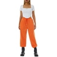 thumbnail image 2 of Aunavey Cinch Bottom Sweatpants for Women with Pockets High Waisted Athletic Jogger Pants, 2 of 8