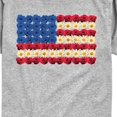 thumbnail image 3 of Instant Message - Flower USA Flag Short Sleeve Graphic T-Shirt, 3 of 6