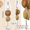 thumbnail image 2 of (Beige, Three Hats Style) Macrame Hat Hanger Hat Holder for Wall, 2 of 5