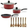 thumbnail image 1 of Phillippe Richard Professional 12-piece Cookware Set - Red, 1 of 6