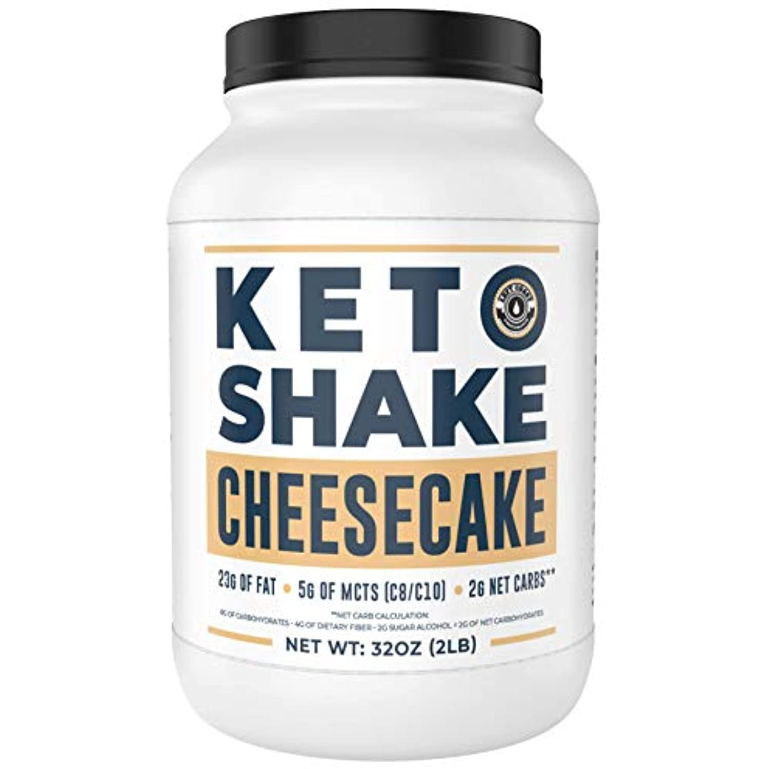 Cheesecake Keto Meal Replacement Shake [2lbs] Low Carb Keto Protein Powder Shake Mix, High Fat