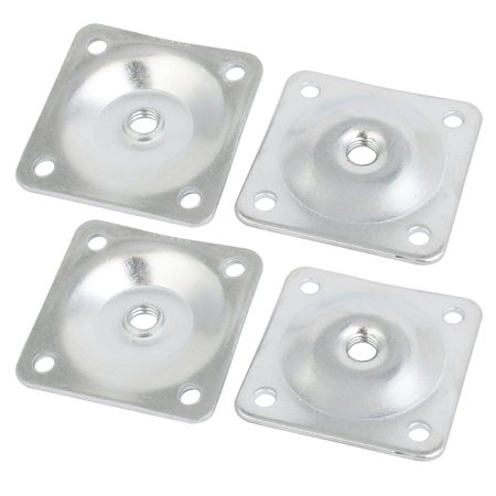 Angel Iron - 48mmx48mmx2mm 12 Degree Angled Iron Table Leg Mounting Plates 4pcs