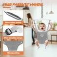 thumbnail image 5 of G TALECO GEAR 2 in 1 Foldable Toddler Swing and Baby Jumper, Baby Bouncer Jumper, Swing Set for Backyard, Easy to Install & Store, Gray, 5 of 9