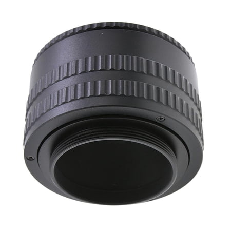 Alloy M42 Lens Mount Adapter Adjustable Focusing Helicoid 36mm-90mm Adapter Tube Black