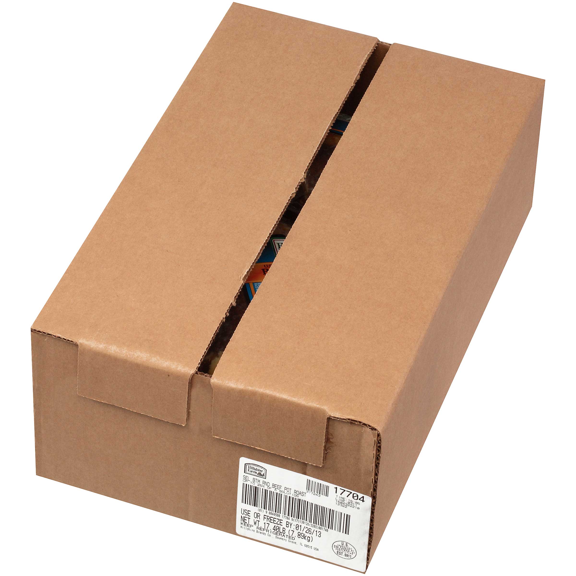 Hillshire Farms Select Beef Pot Roast, 16.7 Pound 1 each.