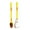 Yellow, variant on Kcavykas Toilet Bowl Brush Toilet Brush with Hard Bristles Bathroom Cleaning Bowl Brush Kit Modern and Compact Toilet Cleaner Brush Long Handle Bristles for Bathroom