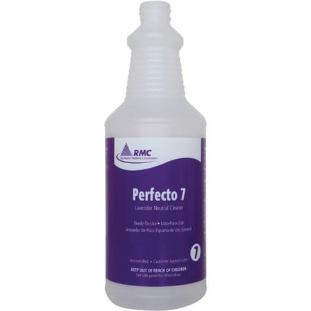 

4PK Rochester Midland RMC Perfecto 7 Lavender Neutral Cleaner Bottle (35718573)