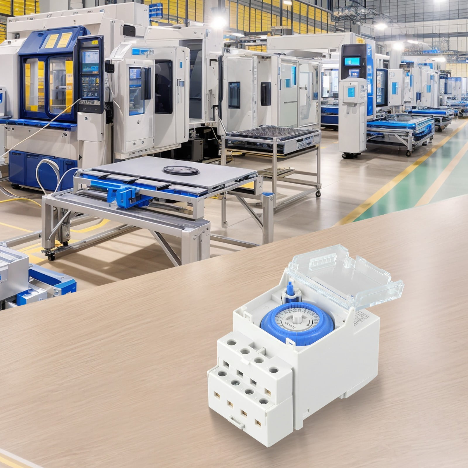 110-230V Time Control Switch Mechanical Timer 24-Hour Control Din Rail Timerelay