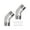 Thread Specification:3/4" :, variant on Double 45 Degree Elbow Fittings Steel Industrial Pipe Adapters 45° Elbow Plumbing Hardware for Hydraulic Connection