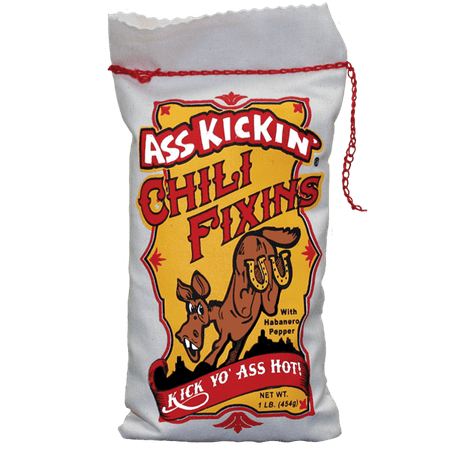 Ass Kickin' Chili Fixins - These Arizona spices make a bowl of red chili that's beyond compare. Masa flour, habanero peppers, pinto and black beans packaged separately and sewn up in an authentic