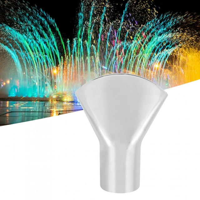Directional Fan Shaped Fountain Nozzle Copper Plating Pool Landscape Spray Head