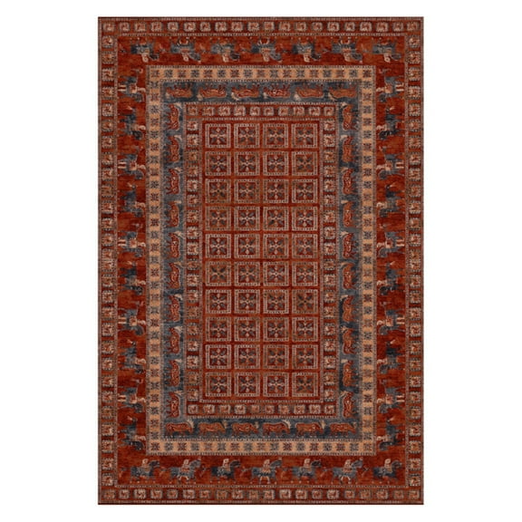 Couristan Old World Classics 1660/1300 Area Rug - Antique Red